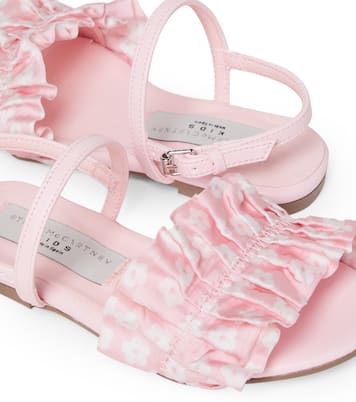 Sandales en satin à fleurs | Stella McCartney Kids