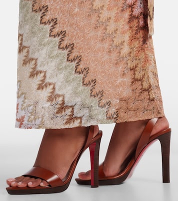 Sandales slingback Fanny en cuir | Christian Louboutin