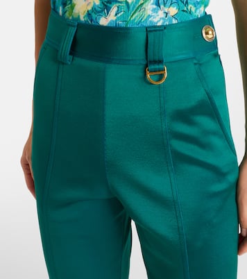 High-rise jersey slim pants | Chloé
