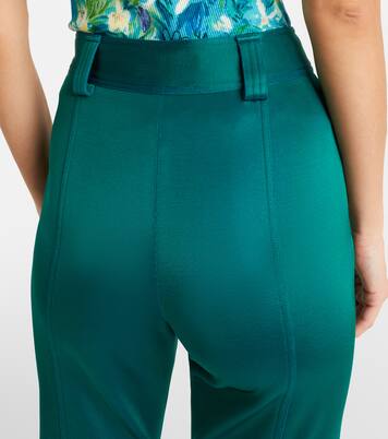 High-rise jersey slim pants | Chloé