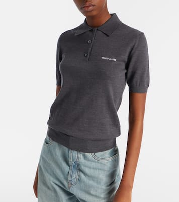 Polopullover aus Wolle | Miu Miu