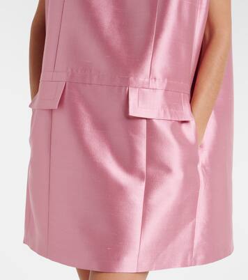 Embellished wool and silk minidress | Prada