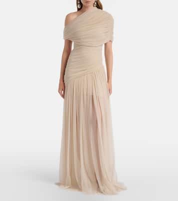 Bridal Himalia gathered tulle gown | De La Vali