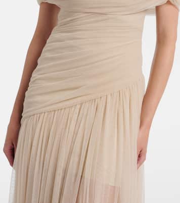 Bridal Himalia gathered tulle gown | De La Vali