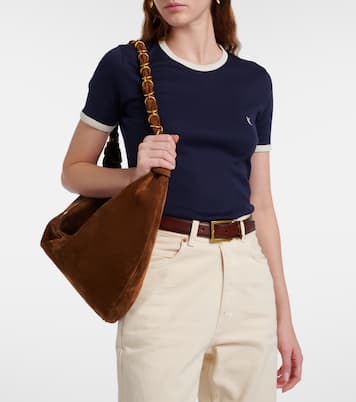 T-Shirt Cassandre aus Baumwoll-Jersey | Saint Laurent