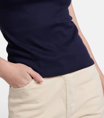 T-Shirt Cassandre aus Baumwoll-Jersey | Saint Laurent