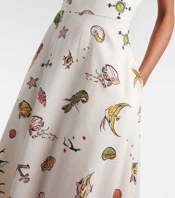 Bedrucktes Midikleid | Alémais