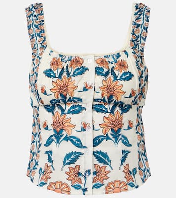 Mandy floral cotton top | Montce