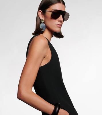 Occhiali da sole aviator con logo | Alaïa