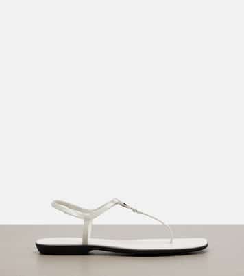 Sandales Interlocking G en cuir verni | Gucci