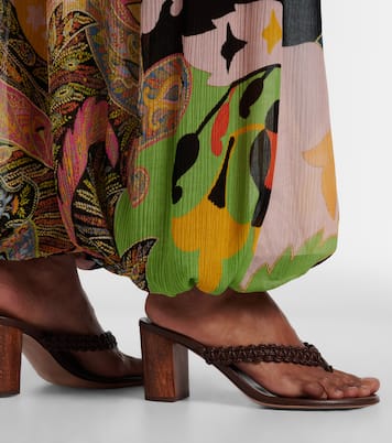 Braided leather thong sandals | Gianvito Rossi