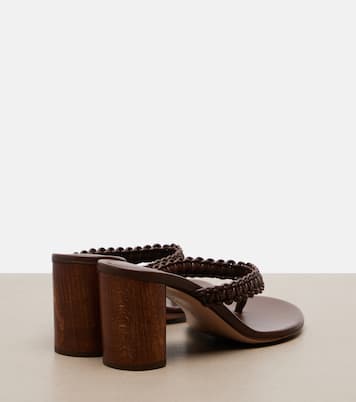Braided leather thong sandals | Gianvito Rossi
