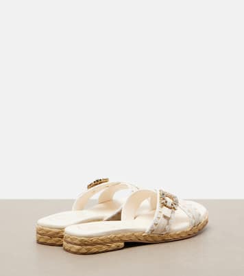 Espa embellished leather mules | Roger Vivier