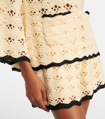 Top Aster de croché de algodón | Zimmermann