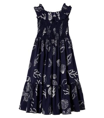Suzanne printed ruffled dress | Poupette St Barth Kids