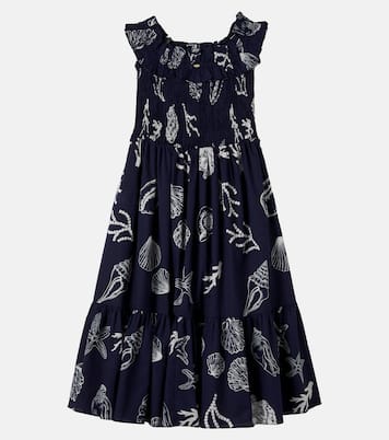 Suzanne printed ruffled dress | Poupette St Barth Kids