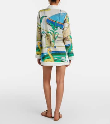 Printed cotton voile tunic | Tory Burch
