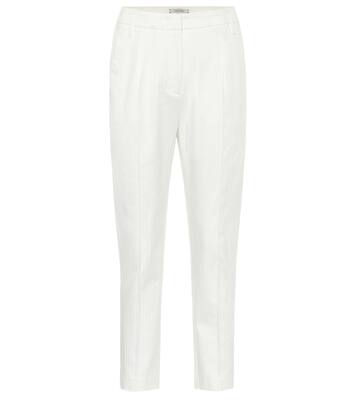 Pantalon Tailored Coolness en coton à taille haute | Dorothee Schumacher