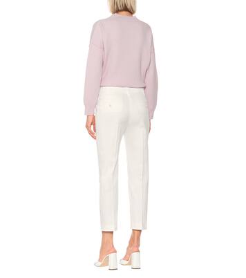 Pantalon Tailored Coolness en coton à taille haute | Dorothee Schumacher