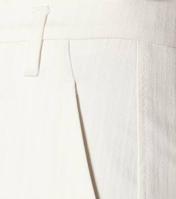 Pantalon Tailored Coolness en coton à taille haute | Dorothee Schumacher