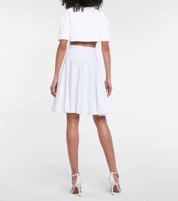 Crop top de punto elastizado | Alaïa