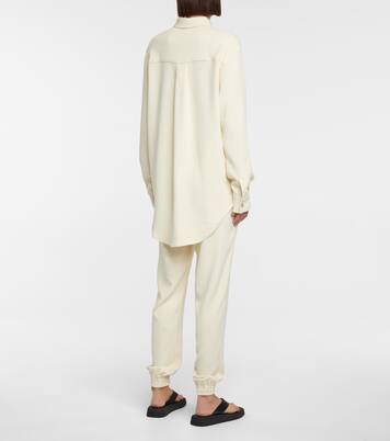 Pantalon droit Moscow en crêpe | Asceno