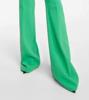 High-Rise-Hose Rachel aus Crêpe | The Attico