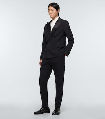 Slim-fit linen pants | Giorgio Armani