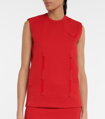 Logo knit top | Prada