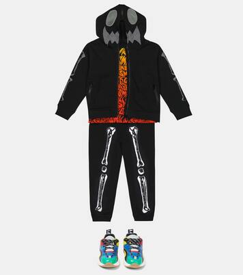 Kapuzenjacke aus Baumwoll-Jersey | Stella McCartney Kids