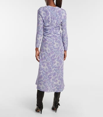 Robe midi Telima imprimée en soie | Isabel Marant