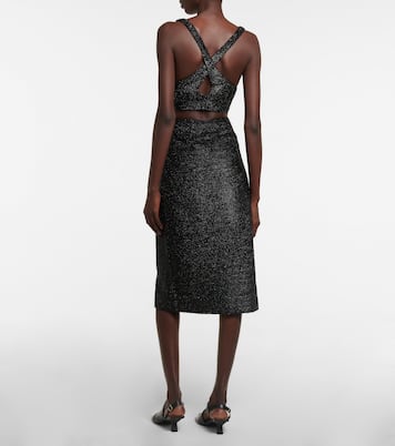 Cropped-Top Sparkle | Ganni