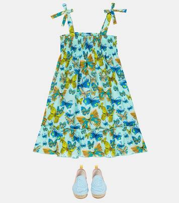 Butterfly cotton dress | Vilebrequin Kids