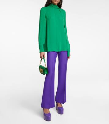 Blouse à lavallière en soie | Valentino