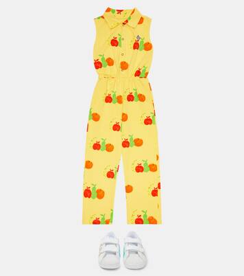 Grasshoper printed cotton jumpsuit | The Animals Observatory