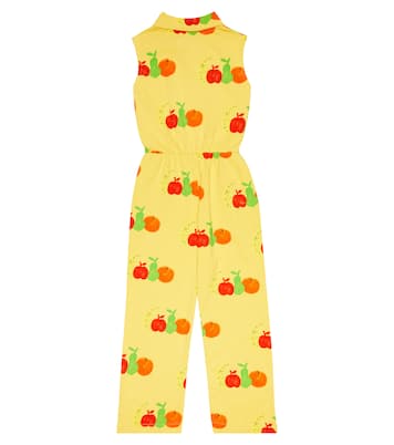 Grasshoper printed cotton jumpsuit | The Animals Observatory