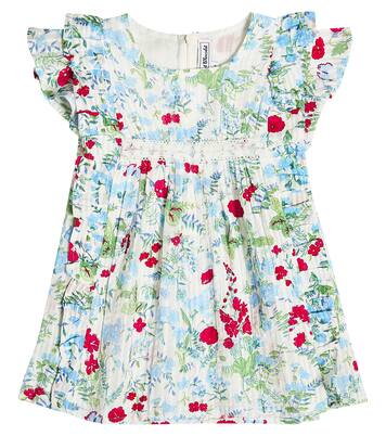 Ruffled floral blouse | Tartine et Chocolat