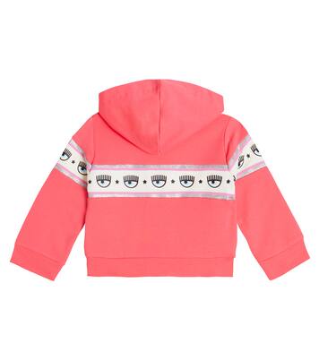 x Chiara Ferragni Baby cotton-blend jersey hoodie | Monnalisa