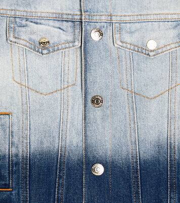 Embroidered ombré denim jacket | Moschino Kids