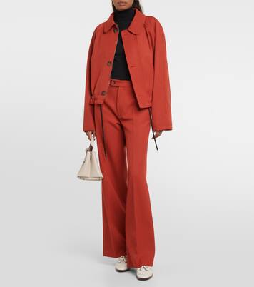 Weite Hose aus Woll-Crêpe | Tod's