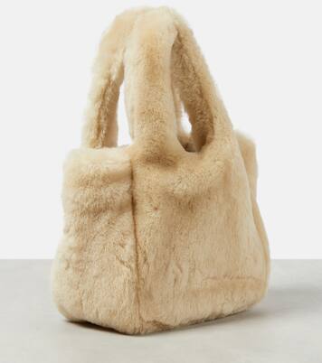 Tote Bag Mini aus Shearling | Prada
