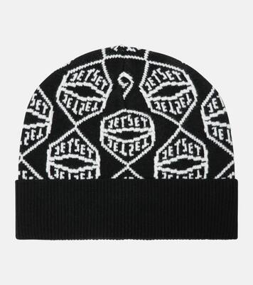 Logo wool-blend beanie  | Jet Set
