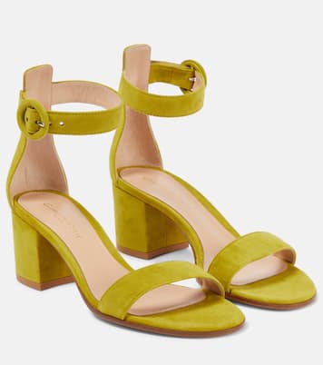 Sandalen Versilia 60 aus Veloursleder | Gianvito Rossi
