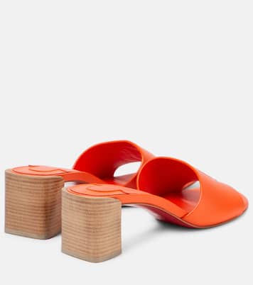 So CL 55 embossed leather mules | Christian Louboutin