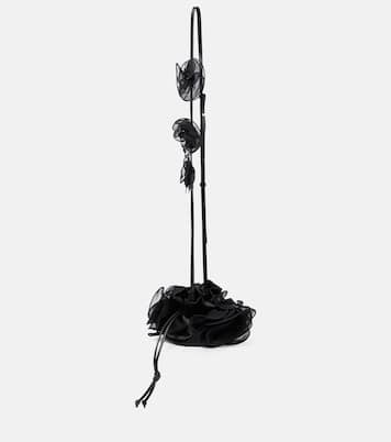 Sac seau Magda Small en soie à fleurs | Magda Butrym