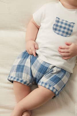 Baby cotton T-shirt and shorts set | Il Gufo