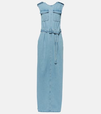 Robe longue en jean | Dries Van Noten