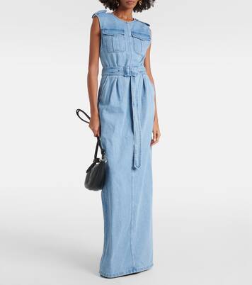 Robe longue en jean | Dries Van Noten