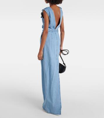 Robe longue en jean | Dries Van Noten
