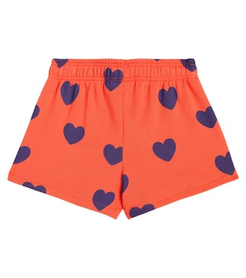Hearts cotton jersey shorts | Mini Rodini